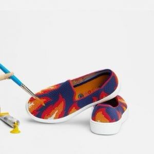 Rothys Kid’s Flame Slip On Sneaker Flats size 3